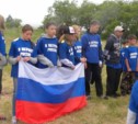 В патриотическом молодежно-подростковом лагере «Юность» отвоевали знамя штаба