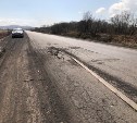 Углегорские водители массово жалуются на состояние дороги Невельск - Томари - Шахтерск