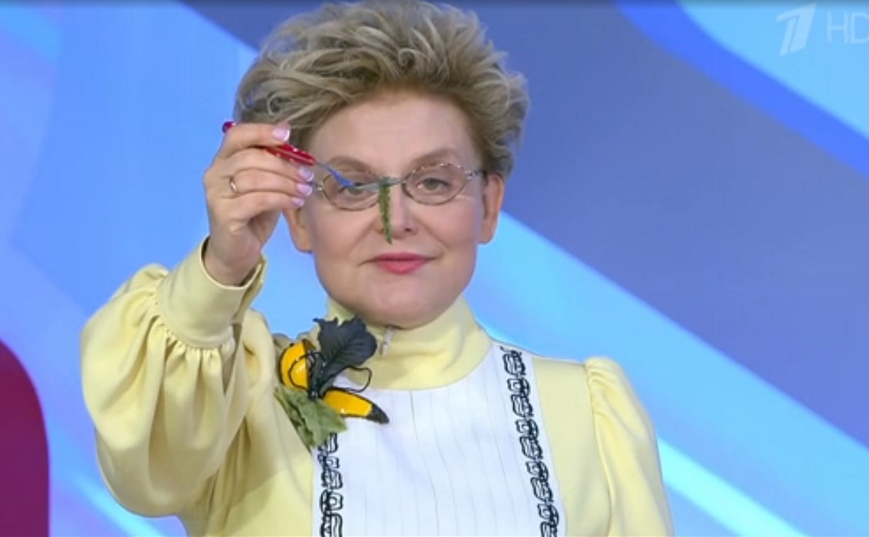 Елена Малышева на 1 канале захвалила морской виноград с Курил и рассказала, какой он полезный