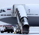 В Южно-Сахалинске впервые приземлился Ил-96-400Т грузовой авиакомпании Sky Gates Airlines