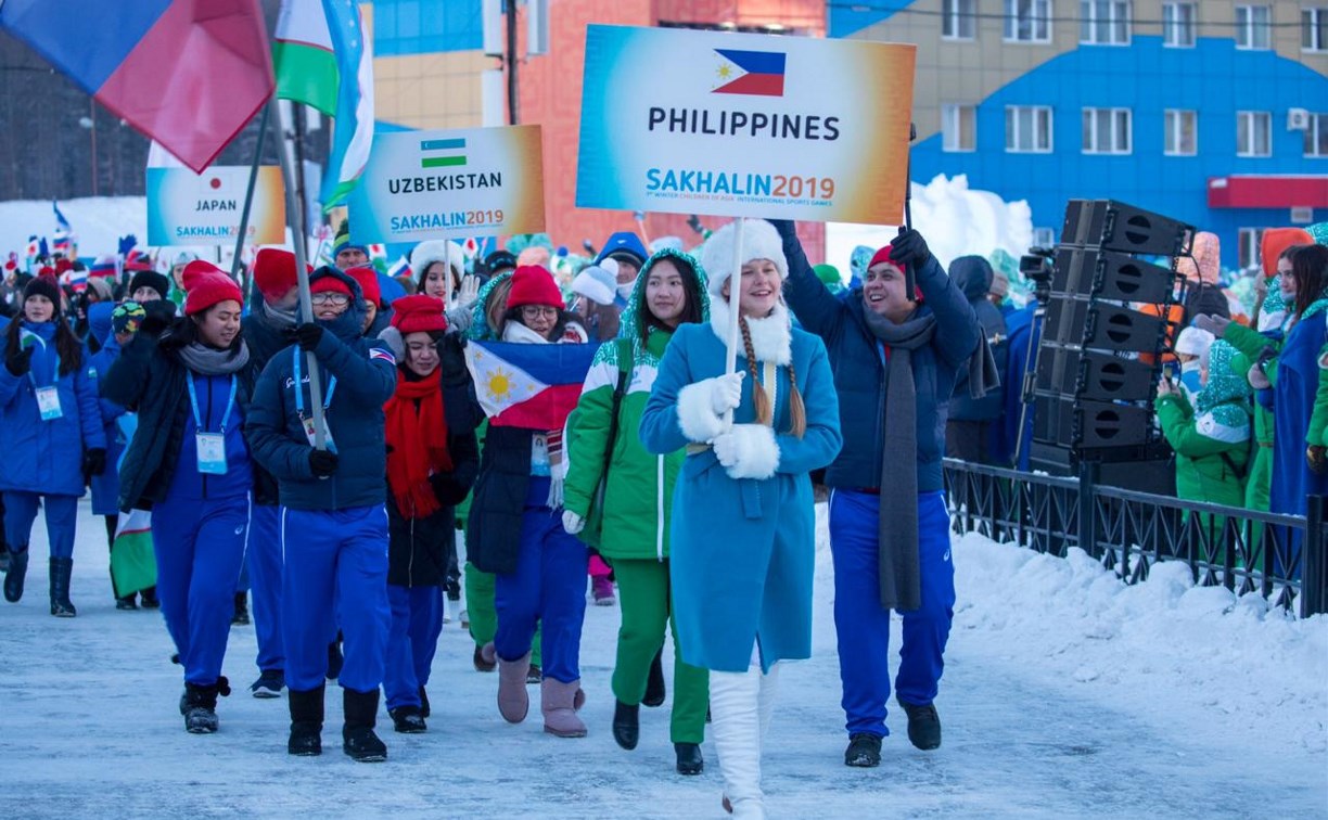 Первые зимние международные игры «Дети Азии» стартовали на Сахалине 