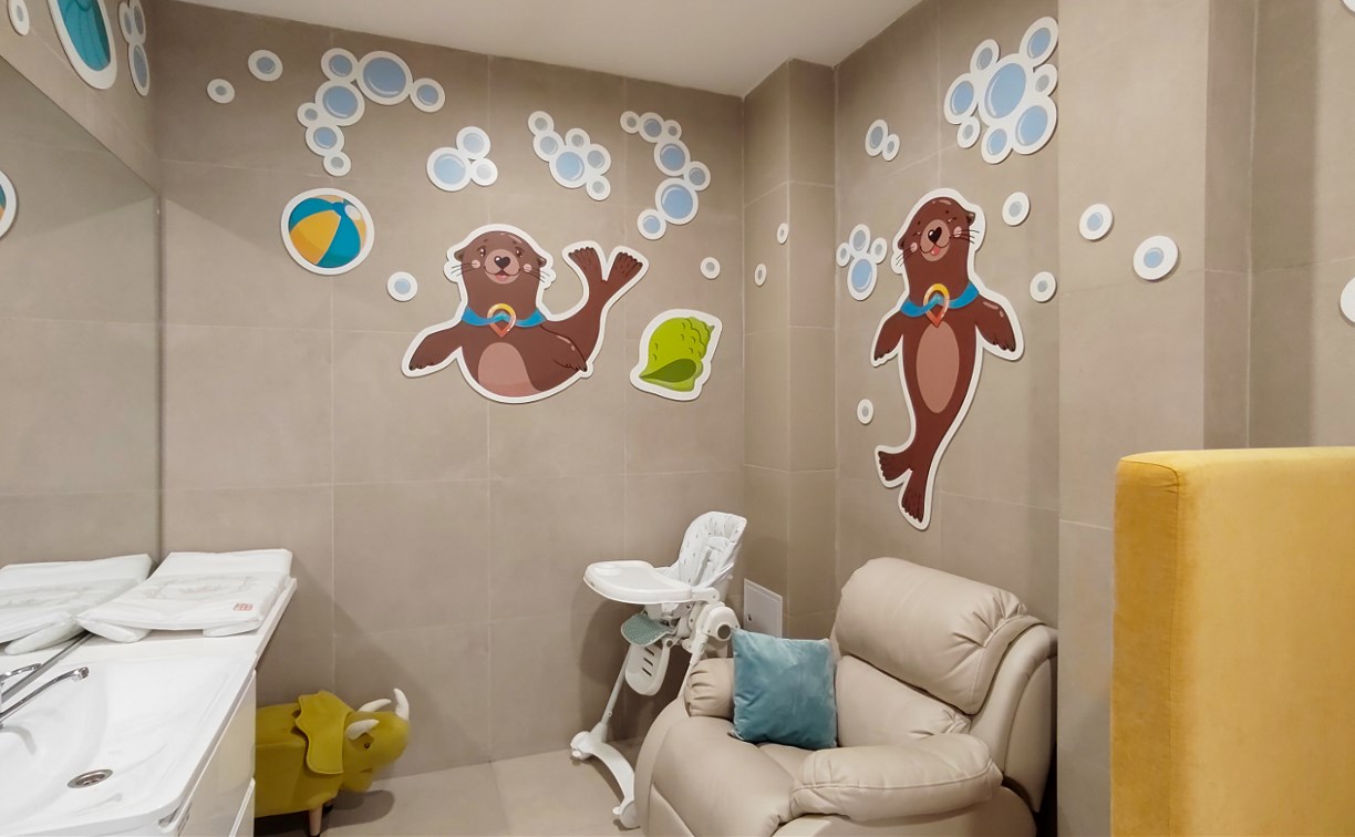 В аэровокзале "Южно-Сахалинск" появилось место для ухода за малышами