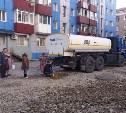 В Южно-Сахалинске восстанавливают водоснабжение жилого дома