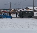 "Жигули" и УАЗ столкнулись в Охотском