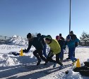 Снежный забег устроили корсаковские легкоатлеты