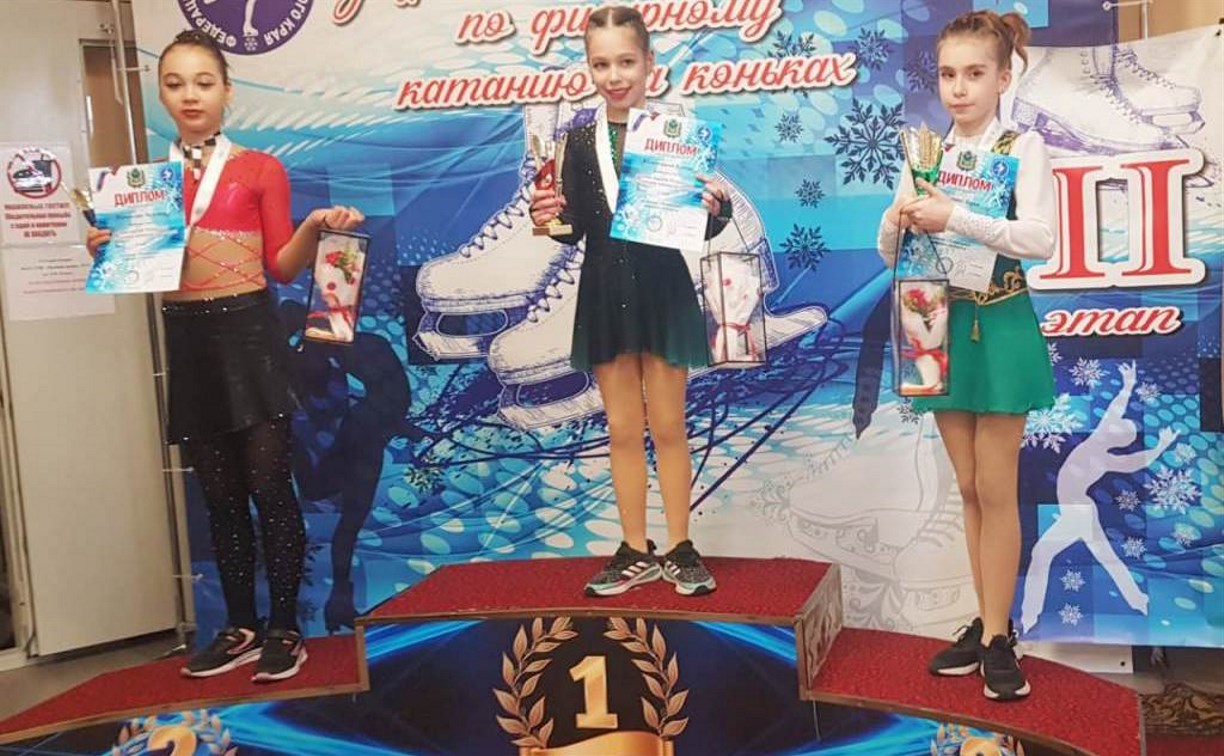 Сахалинские фигуристы завоевали несколько призовых мест на Кубке Приморского края