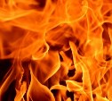 Дачный дом потушили пожарные в Южно-Сахалинске