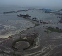 Появились кадры затопленного завода "Алаид" в Северо-Курильске 