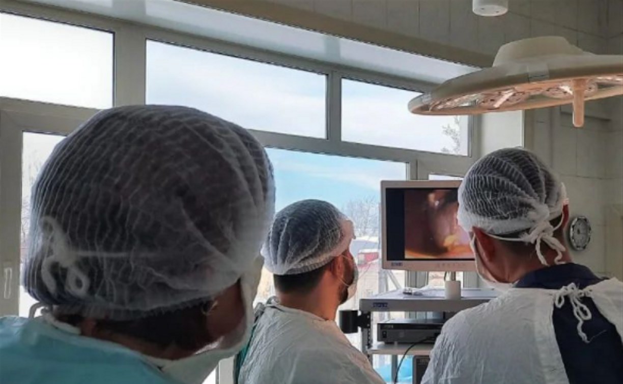 В ЦРБ Смирных провели первую лапароскопическую операцию по удалению желчного пузыря