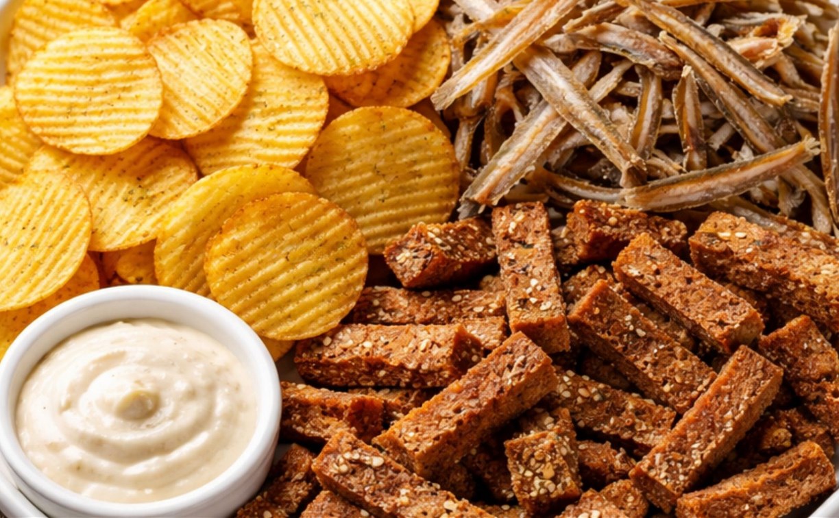 Россияне отворачиваются от снеков: сушёная рыбка и чипсы дорожают