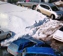 Неустановленный автомобиль врезался в Honda Airwave и скрылся с места ДТП в Южно-Сахалинске