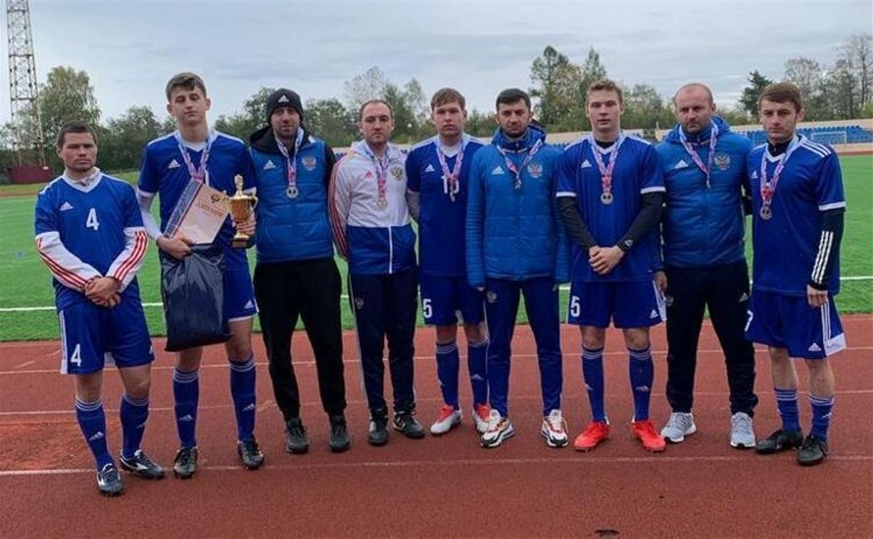 Сахалинский параспортсмен вошёл в число завоевавших серебро чемпионата России по футболу