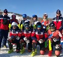 Островные горнолыжники тренируются в Абзаково