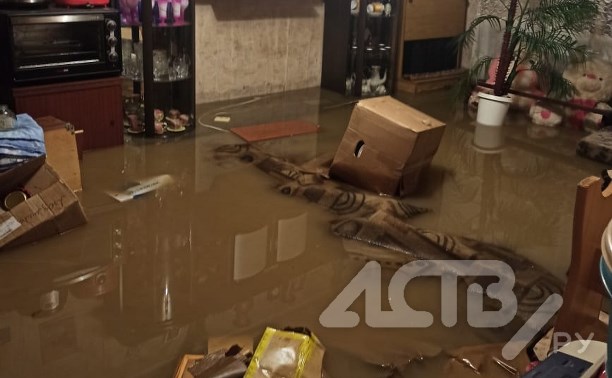 Власти Сахалина оказывают помощь южным районам, затопленным в результате циклона