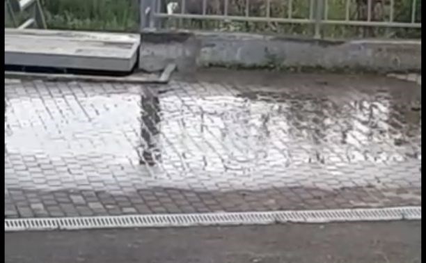 В Александровске-Сахалинском затопило парк