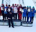 Сахалинские прыгуны на лыжах с трамплина завоевали бронзу на первенстве страны 