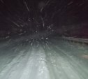 Первая метель застала сахалинцев на трассе в Холмском районе