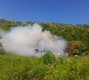 Частный дом загорелся Невельском районе 