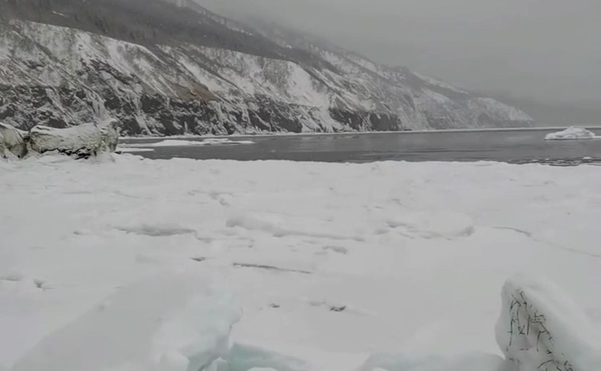 "Никогда такого не слышала": сахалинка сняла на видео, как "разговаривает" морской лёд
