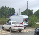 Женщина пострадала при столкновении двух "Королл" в Корсаковском районе