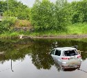 Трагедия на реке: в Тымовском районе из воды достали автомобиль с погибшим мужчиной