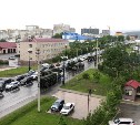 Южно-Сахалинск сковали пробки из-за репетиции парада, начавшейся раньше обещанного