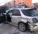 Шесть автомобилей столкнулись в центре Южно-Сахалинска 