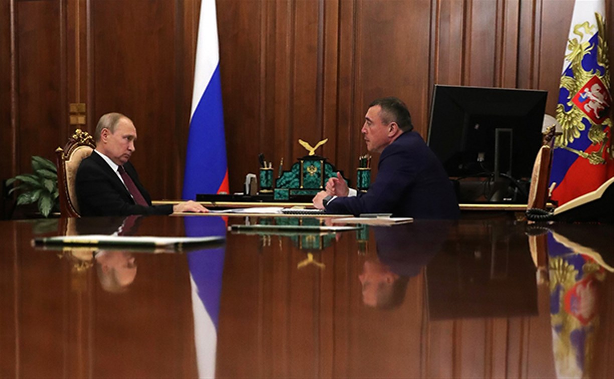 Лимаренко рассказал Путину о развитии Сахалина