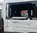 Междугородний автобус столкнулся с микроавтобусом в Южно-Сахалинске