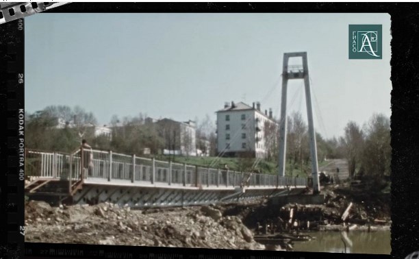 Чёрно-белый Сахалин: как строили мост в Александровске-Сахалинском в 1990 году
