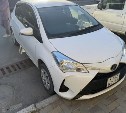 Неизвестный столкнулся с Toyota Vitz и скрылся с места ДТП в Южно-Сахалинске