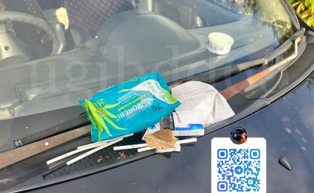 В Холмском районе у нервного водителя обнаружили наркотики