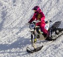 Сахалинские мотоциклисты спустились по заснеженным склонам «Горного Воздуха»