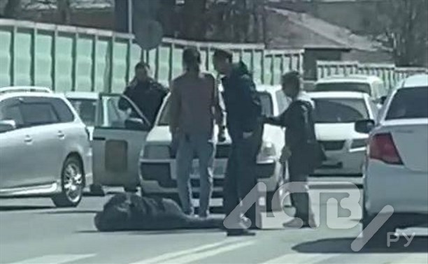 Toyota сбила мужчину на "зебре" в Южно-Сахалинске