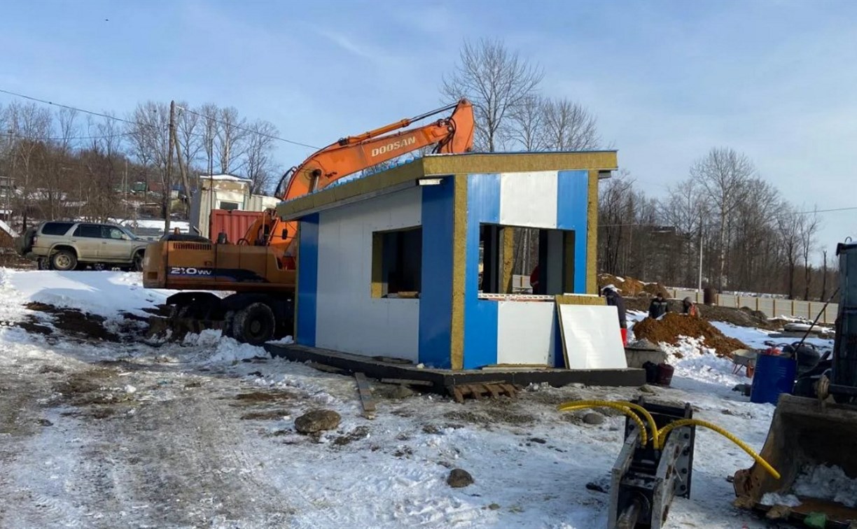 В Поронайском районе строится современный комплекс очистных сооружений