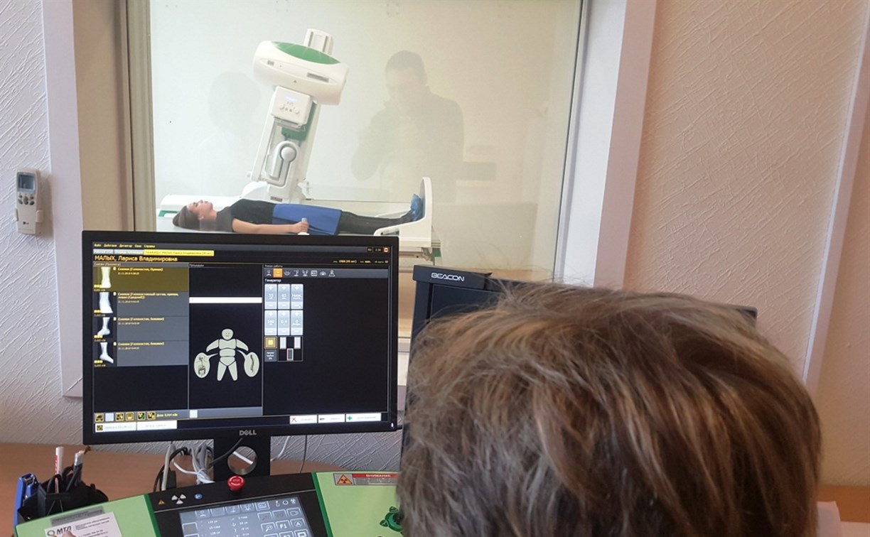Новый рентген-аппарат установили в консультативно-диагностическом центре Южно-Сахалинска