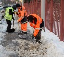 Акцент на тротуары: в Южно-Сахалинске усилили меры по противогололедной обработке
