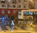 Автобус сбил пешехода в Южно-Сахалинске