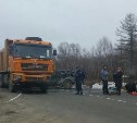 Мужчина погиб при столкновении трех автомобилей в Поронайском районе