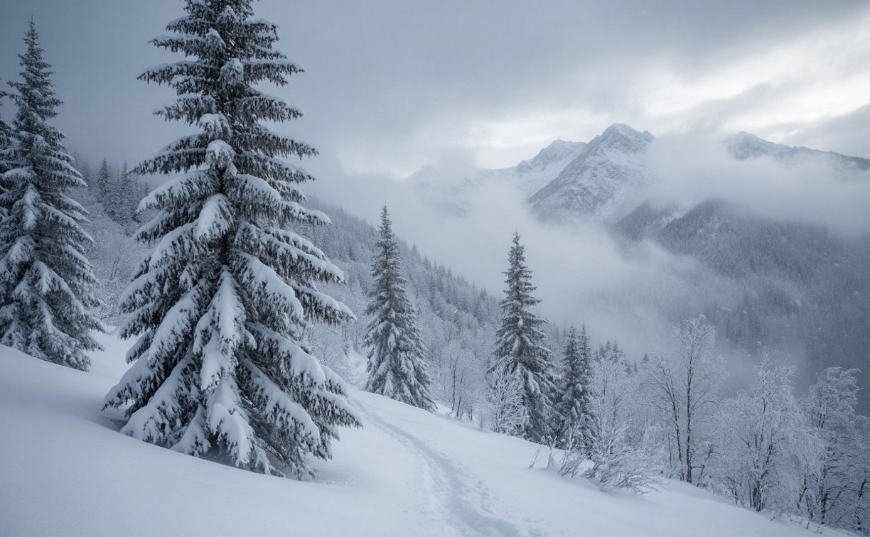 Снег и усиление ветра: прогноз погоды на Сахалине и Курилах на 21 января
