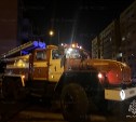 Уголь тлел в кузове грузовика в Макарове