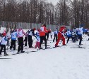Массовый забег на лыжах прошел в Южно-Сахалинске