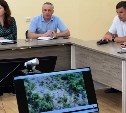 Оползень перекрыл русло реки Лютоги на Сахалине