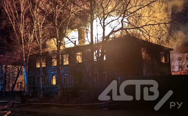 Полыхали 200 “квадратов”: почти восемь часов тушили крупный пожар в Ногликах