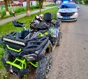 Подросток в Тымовском взял покататься квадроцикл у друга и попался полицейским