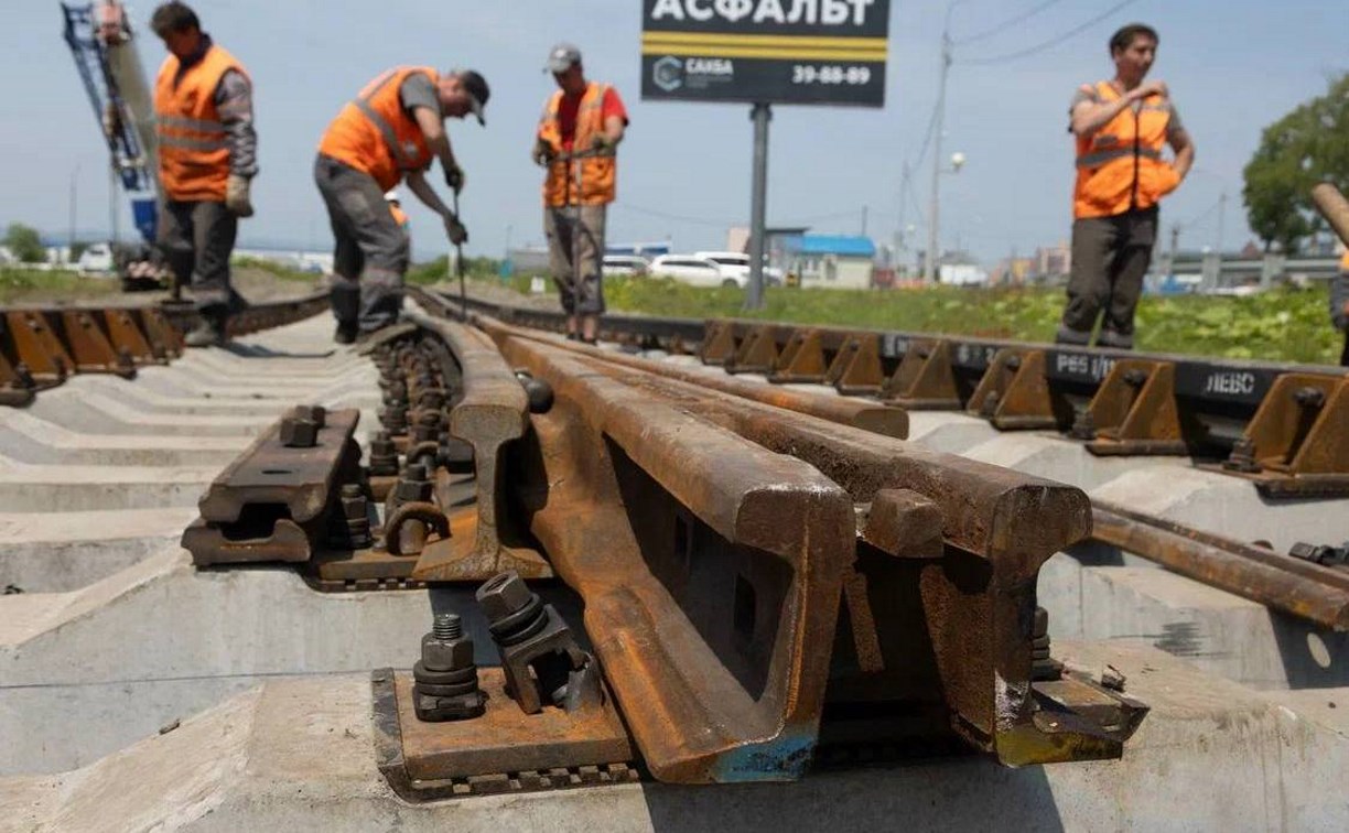 Железнодорожный разъезд строят в районе остановочного пункта Большая Елань на Сахалине
