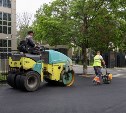В Южно-Сахалинске обновляют пешеходную зону на улице Дзержинского