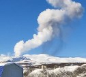 Пепловый шлейф распространился на 5 км после извержения вулкана на Курилах