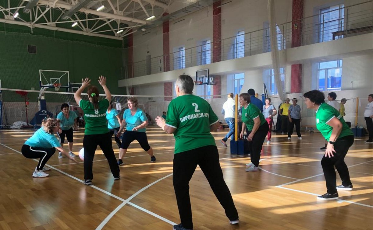 Соренования по японскому мини-волейболу прошли в Корсакове 