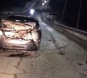 Бетономешалка врезалась в две машины в Корсаковском районе 